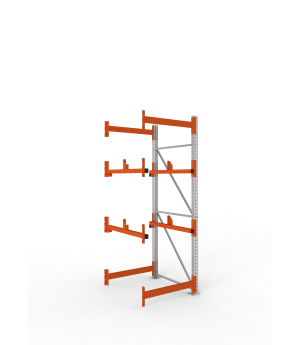 Kabeltrommelregal Anbauregal 2700×900×1100 mm, 1.000 kg Fach