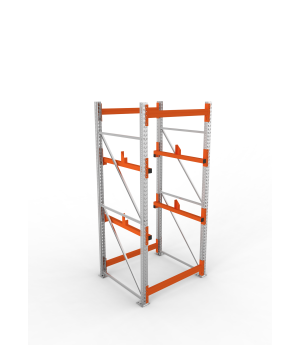 Kabeltrommelregal Grundregal 2700×1100×1100 mm, 1.000 kg Fac