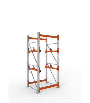 Kabeltrommelregal Grundregal 2700×1100×1100 mm, 1.000 kg Fac