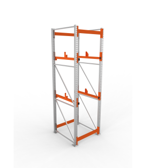 Kabeltrommelregal Grundregal 3300×900×1100 mm, 1.000 kg Fach