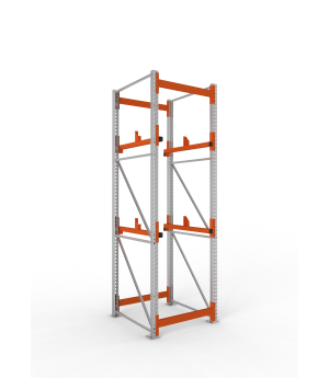 Kabeltrommelregal Grundregal 3300×900×1100 mm, 1.000 kg Fach