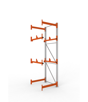 Kabeltrommelregal Anbauregal 3300×900×1100 mm, 1.000 kg Fach