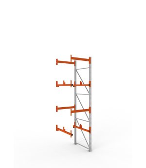 Kabeltrommelregal Anbauregal 3800×900×1100 mm, 1.000 kg Fach
