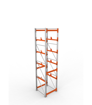 Kabeltrommelregal Grundregal 4400×900×1100 mm, 1.000 kg Fach