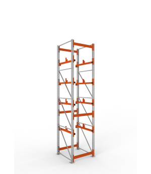 Kabeltrommelregal Grundregal 4400×900×1100 mm, 1.000 kg Fach
