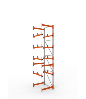 Kabeltrommelregal Anbauregal 4400×900×1100 mm, 1.000 kg Fach