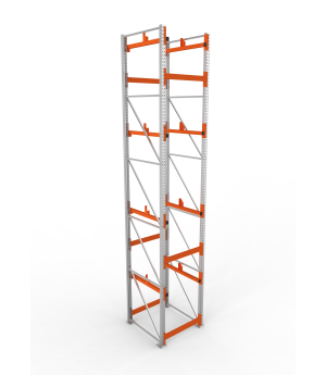 Kabeltrommelregal Grundregal 5500×900×1100 mm, 1.000 kg Fach