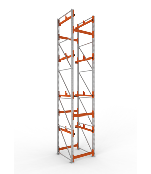 Kabeltrommelregal Grundregal 5500×900×1100 mm, 1.000 kg Fach