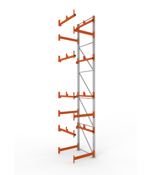 Kabeltrommelregal Anbauregal 5500×900×1100 mm, 1.000 kg Fach