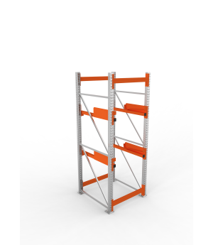 Kabeltrommelregal Grundregal 2700×900×1100 mm, 1.000 kg Fach