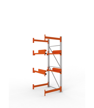 Kabeltrommelregal Anbauregal 2700×900×1100 mm, 1.000 kg Fach