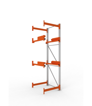 Kabeltrommelregal Anbauregal 3300×900×1100 mm, 1.000 kg Fach