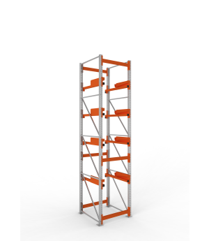 Kabeltrommelregal Grundregal 4400×900×1100 mm, 1.000 kg Fach