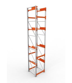 Kabeltrommelregal Grundregal 5500×900×1100 mm, 1.000 kg Fach