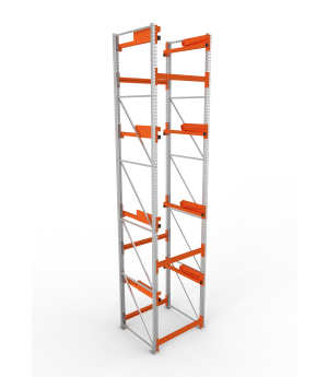 Kabeltrommelregal Grundregal 5500×1100×1100 mm, 1.000 kg Fac