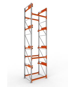 Kabeltrommelregal Anbauregal 5500×1100×1100 mm, 1.000 kg Fac