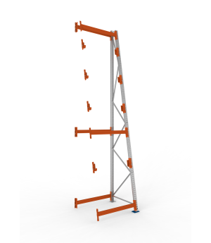 Kabeltrommelregal Anbauregal 4900×1100×1100 mm, 750 kg Fachl
