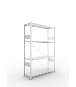 Fachbodenregal Grundregal 2000×1300×400 mm, 230 kg Fachlast 