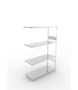 Fachbodenregal Anbauregal 2000×1300×500 mm, 230 kg Fachlast 