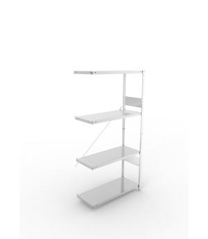Fachbodenregal Anbauregal 2000×1000×400 mm, 150 kg Fachlast 