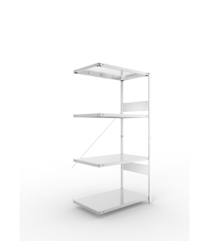 Fachbodenregal Anbauregal 2000×1000×600 mm, 150 kg Fachlast 