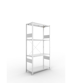 Fachbodenregal Grundregal 2000×1000×400 mm, 230 kg Fachlast 