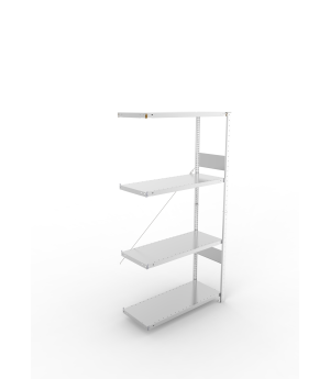 Fachbodenregal Anbauregal 2000×1000×400 mm, 230 kg Fachlast 