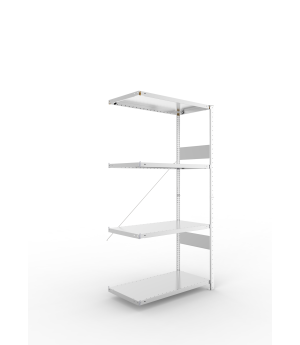 Fachbodenregal Anbauregal 2000×1000×500 mm, 230 kg Fachlast 