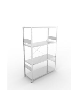 Fachbodenregal Grundregal 2000×1300×500 mm, 150 kg Fachlast 