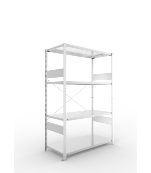 Fachbodenregal Grundregal 2000×1300×600 mm, 150 kg Fachlast 
