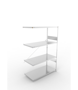 Fachbodenregal Anbauregal 2000×1300×600 mm, 150 kg Fachlast 
