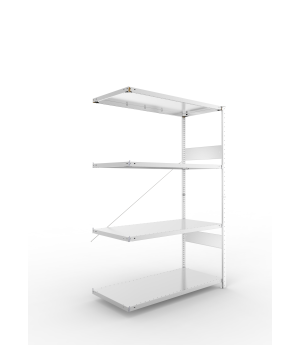 Fachbodenregal Anbauregal 2000×1300×600 mm, 150 kg Fachlast 