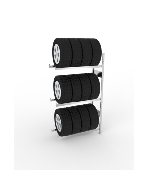 Reifenregal Anbauregal 2000×1150×400 mm, 150 kg Fachlast – M