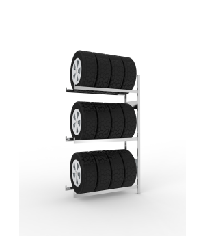 Reifenregal Anbauregal 2000×1150×400 mm, 150 kg Fachlast – M