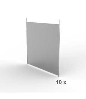 Fachteiler durchgehend CLIP 500 x 500 mm, 10 Stück – META