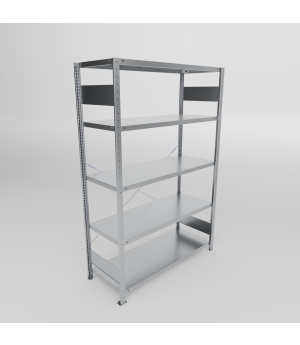 Fachbodenregal Grundregal 2000×1300×500 mm, 150 kg Fachlast 