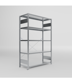 Fachbodenregal Grundregal 2000×1300×500 mm, 150 kg Fachlast – META