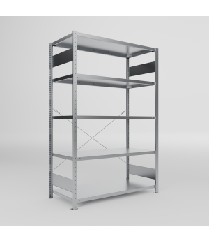 Fachbodenregal Grundregal 2000×1300×600 mm, 150 kg Fachlast – META