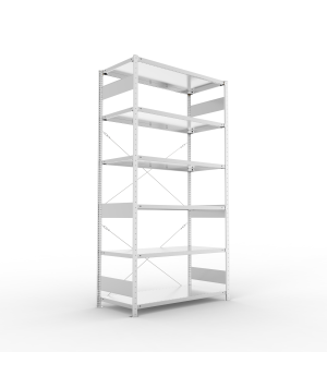 Fachbodenregal Grundregal 2500×1300×600 mm, 150 kg Fachlast – META