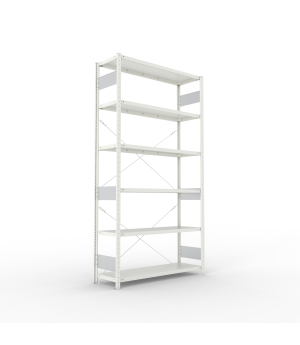 Fachbodenregal Grundregal 2500×1300×400 mm, 150 kg Fachlast – META