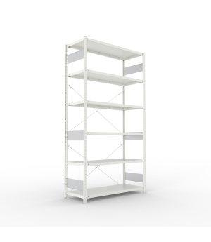 Fachbodenregal Grundregal 2500×1300×500 mm, 150 kg Fachlast – META