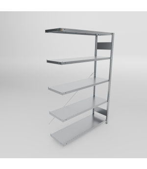Fachbodenregal Anbauregal 2000×1300×400 mm, 150 kg Fachlast 