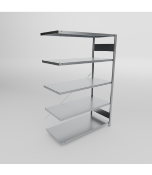 Fachbodenregal Anbauregal 2000×1300×600 mm, 150 kg Fachlast 
