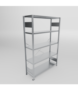 Fachbodenregal Grundregal 2000×1300×400 mm, 230 kg Fachlast 