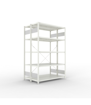 Fachbodenregal Grundregal 2000×1300×400 mm, 150 kg Fachlast – META