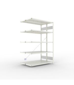Fachbodenregal Anbauregal 2000×1300×400 mm, 150 kg Fachlast 