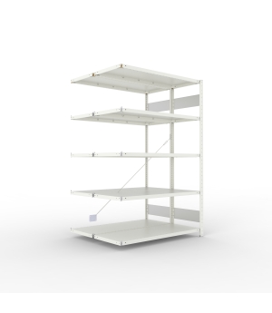 Fachbodenregal Anbauregal 2000×1300×500 mm, 150 kg Fachlast 