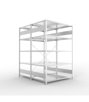 Fachbodenregal Grundregal 2000×1300×800 mm, 230 kg Fachlast 