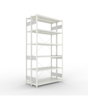 Fachbodenregal Grundregal 2500×1300×300 mm, 230 kg Fachlast 