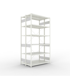 Fachbodenregal Grundregal 2500×1300×400 mm, 230 kg Fachlast 